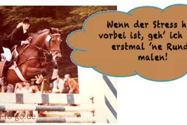 Bild zum Hörtext: Das malende Pferd